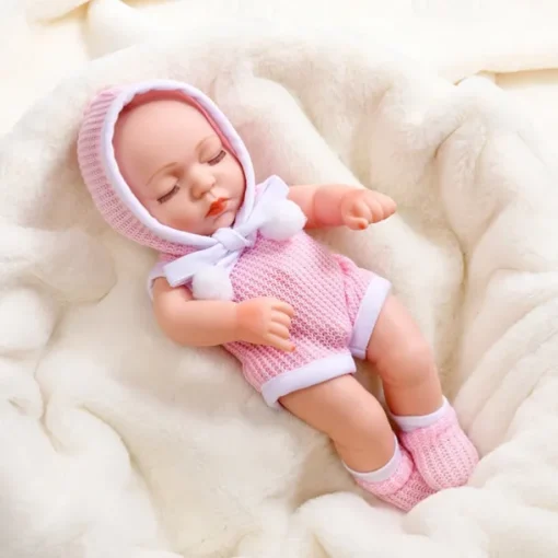 11.8"(Approx.30cm) Doll Reborn Baby Doll lifelike Cute Non Toxic Creative Vinyl with Clothes and Accessories for Girls' Birthday and Festival Gifts