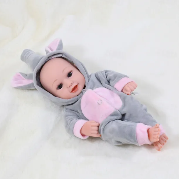 11.8"(Approx.30cm) Doll Reborn Baby Doll lifelike Cute Non Toxic Creative Vinyl with Clothes and Accessories for Girls' Birthday and Festival Gifts
