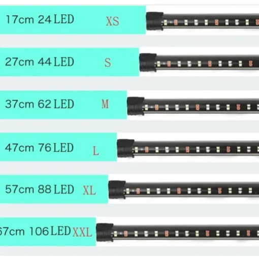 Aquarium Light LED Waterproof Fish Tank Light Underwater Fish Lamp Aquariums Decor Lighting Plant Grow Lamp 220-240V