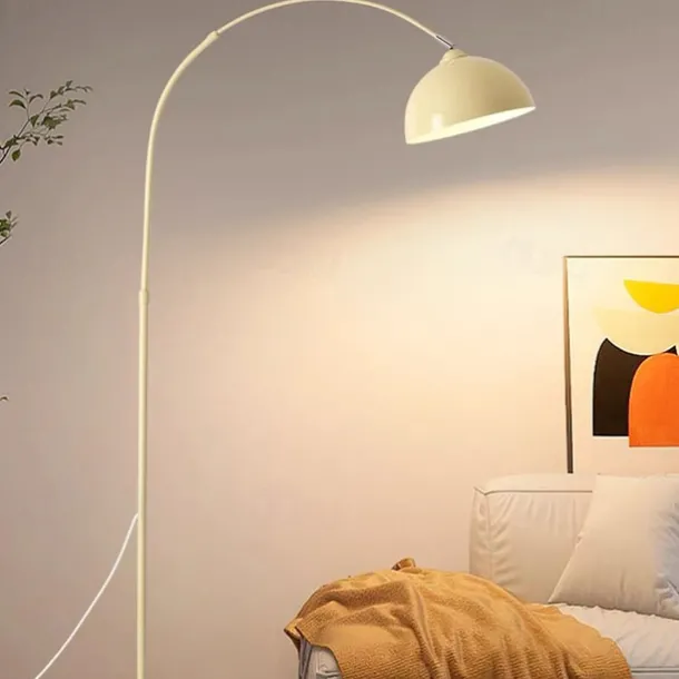 Arc Lamp - Height Adjustable 180 cm E26/E27 Arc Lamp, Floor Lamp Black White Arc Floor Lamp 110-240V