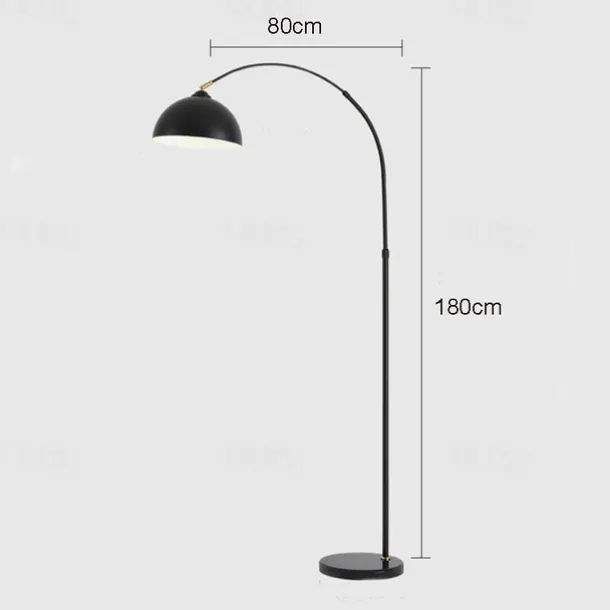 Arc Lamp - Height Adjustable 180 cm E26/E27 Arc Lamp, Floor Lamp Black White Arc Floor Lamp 110-240V