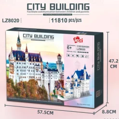 Architecture Neuschwanstein Castle Micro Building Blocks Set11810PCS - World Famous Architectural Model Toys Gifts for Kids and Adults