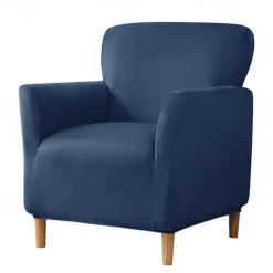 Armchair Slipcover,Stretch Velvet Armchair Cover Soft Chair Covers with Arms for Living Room Furniture Protector