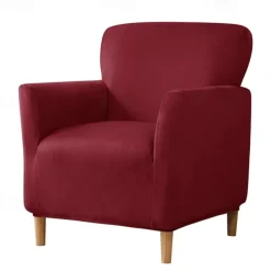Armchair Slipcover,Stretch Velvet Armchair Cover Soft Chair Covers with Arms for Living Room Furniture Protector