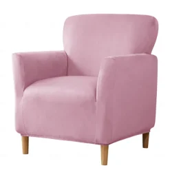 Armchair Slipcover,Stretch Velvet Armchair Cover Soft Chair Covers with Arms for Living Room Furniture Protector