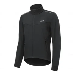 Arsuxeo Men's Cycling Jacket Fleece Jacket Winter Cycling Warm Moisture Wicking Breathability Bike Jacket Hoodie Mountain Bike MTB Road Bike Cycling City Bike Cycling Black Orange Green Bike Wear
