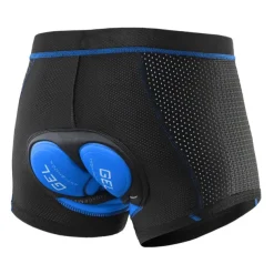 Arsuxeo Men's Cycling Under Shorts Cycling Padded Shorts Bike Underwear Shorts 5D Padded Gel Bottoms Quick Dry Sports Winter Black Red Black Yellow Mountain Bike MTB Clothing