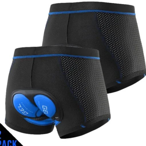 Arsuxeo Men's Cycling Under Shorts Cycling Padded Shorts Bike Underwear Shorts 5D Padded Gel Bottoms Quick Dry Sports Winter Black Red Black Yellow Mountain Bike MTB Clothing