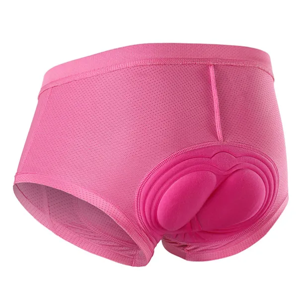 Arsuxeo Women's Cycling Under Shorts Winter Summer Coolmax® Silicon Polyester Black Pink Solid Color Bike Shorts Underwear Shorts Padded Shorts / Chamois 3D Pad Breathable Anatomic Design Quick Dry