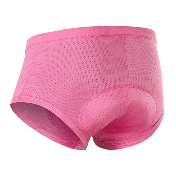 Arsuxeo Women's Cycling Under Shorts Winter Summer Coolmax® Silicon Polyester Black Pink Solid Color Bike Shorts Underwear Shorts Padded Shorts / Chamois 3D Pad Breathable Anatomic Design Quick Dry