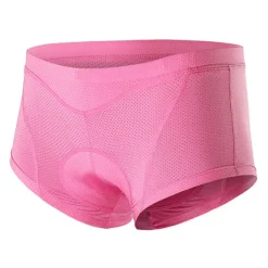 Arsuxeo Women's Cycling Under Shorts Winter Summer Coolmax® Silicon Polyester Black Pink Solid Color Bike Shorts Underwear Shorts Padded Shorts / Chamois 3D Pad Breathable Anatomic Design Quick Dry