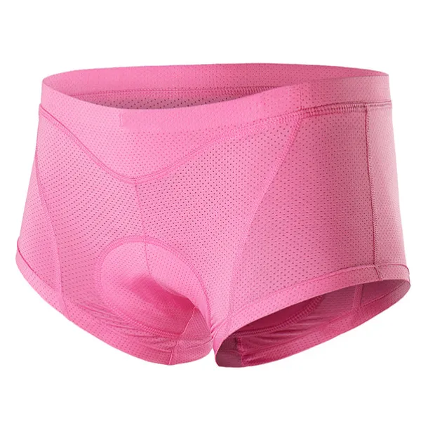 Arsuxeo Women's Cycling Under Shorts Winter Summer Coolmax® Silicon Polyester Black Pink Solid Color Bike Shorts Underwear Shorts Padded Shorts / Chamois 3D Pad Breathable Anatomic Design Quick Dry