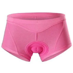 Arsuxeo Women's Cycling Under Shorts Winter Summer Coolmax® Silicon Polyester Black Pink Solid Color Bike Shorts Underwear Shorts Padded Shorts / Chamois 3D Pad Breathable Anatomic Design Quick Dry