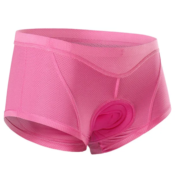 Arsuxeo Women's Cycling Under Shorts Winter Summer Coolmax® Silicon Polyester Black Pink Solid Color Bike Shorts Underwear Shorts Padded Shorts / Chamois 3D Pad Breathable Anatomic Design Quick Dry