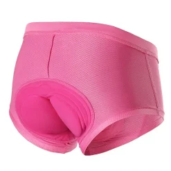 Arsuxeo Women's Cycling Under Shorts Winter Summer Coolmax® Silicon Polyester Black Pink Solid Color Bike Shorts Underwear Shorts Padded Shorts / Chamois 3D Pad Breathable Anatomic Design Quick Dry