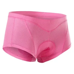 Arsuxeo Women's Cycling Under Shorts Winter Summer Coolmax® Silicon Polyester Black Pink Solid Color Bike Shorts Underwear Shorts Padded Shorts / Chamois 3D Pad Breathable Anatomic Design Quick Dry