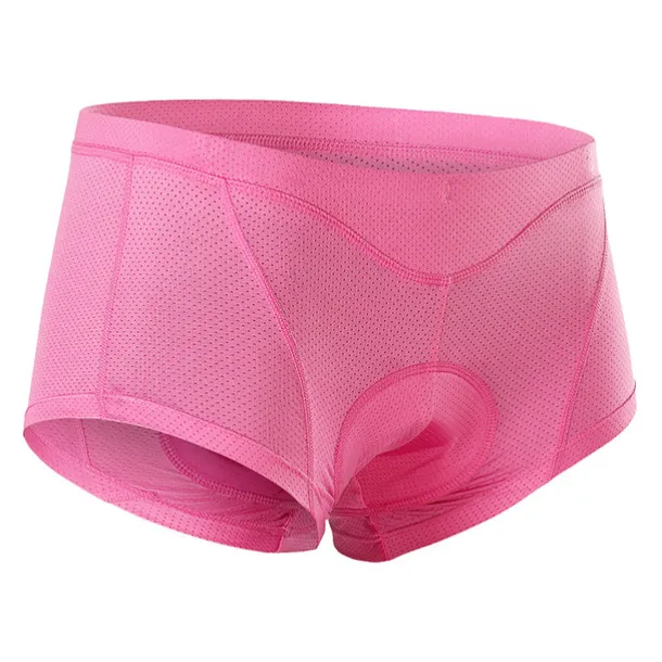 Arsuxeo Women's Cycling Under Shorts Winter Summer Coolmax® Silicon Polyester Black Pink Solid Color Bike Shorts Underwear Shorts Padded Shorts / Chamois 3D Pad Breathable Anatomic Design Quick Dry