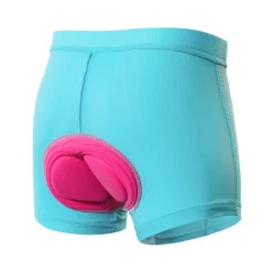 Arsuxeo Women's Cycling Under Shorts Cycling Padded Shorts Bike Underwear Shorts Padded Shorts Chamois Bottoms Sports Spandex Purple Fuchsia Blue Mountain Bike MTB Road Bike Cycling Clothing