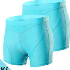 Arsuxeo Women's Cycling Under Shorts Cycling Padded Shorts Bike Underwear Shorts Padded Shorts Chamois Bottoms Sports Spandex Purple Fuchsia Blue Mountain Bike MTB Road Bike Cycling Clothing