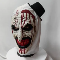 Art the Clown Halloween Mask Halloween Props Halloween Horror Scary Costume Adults' Men's Women's Unisex Halloween Carnival Easy Halloween Costumes Dress Up