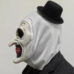 Art the Clown Halloween Mask Halloween Props Halloween Horror Scary Costume Adults' Men's Women's Unisex Halloween Carnival Easy Halloween Costumes Dress Up