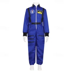Astronaut Group Couple Costume Cosplay Costume Onesie Costume Jumpsuits Orange For Kings Day Halloween Carnival Adults Kids Unisex