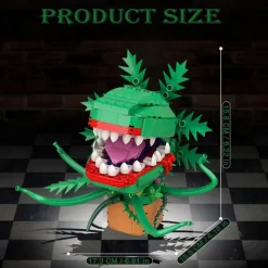 Audrey II Building Blocks Set Piranha Flower Little Shop of Horrors Building Kit Cannibal Flower Building Bricks Toys Gifts for Boys Girls Kids Adult(303 Pieces)