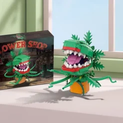 Audrey II Building Blocks Set Piranha Flower Little Shop of Horrors Building Kit Cannibal Flower Building Bricks Toys Gifts for Boys Girls Kids Adult(303 Pieces)