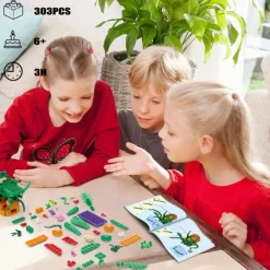 Audrey II Building Blocks Set Piranha Flower Little Shop of Horrors Building Kit Cannibal Flower Building Bricks Toys Gifts for Boys Girls Kids Adult(303 Pieces)