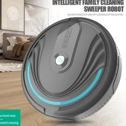 Automatic Smart Household Mopping Sweeping Machine Robot Cleaner Vacuum Floor Dust Hair USB/Battery