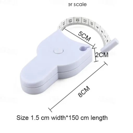 Automatic Telescopic Tape MeasurePerfect Body Tape MeasureSelf-Tightening Body Measuring RulerRetractable Double Scales RulersPerfect Waist Tape Measure