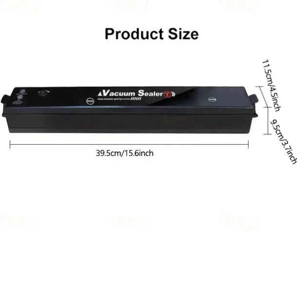 Automatic Vacuum Sealer Machine - Keep Food Fresh For Longer With 10 Free Bags LED Indicator Lights & Air Sealing System