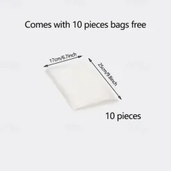 Automatic Vacuum Sealer Machine - Keep Food Fresh For Longer With 10 Free Bags LED Indicator Lights & Air Sealing System