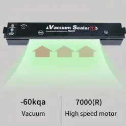 Automatic Vacuum Sealer Machine - Keep Food Fresh For Longer With 10 Free Bags LED Indicator Lights & Air Sealing System