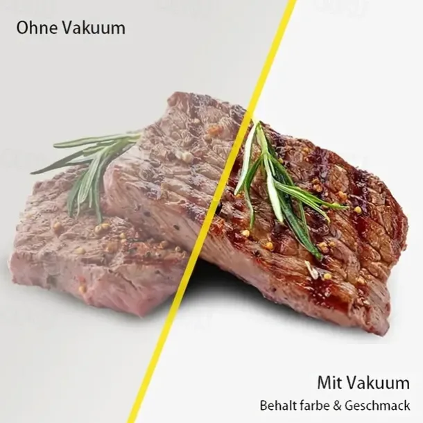 Automatic Vacuum Sealer Machine - Keep Food Fresh For Longer With 10 Free Bags LED Indicator Lights & Air Sealing System