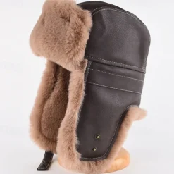 Aviator Hat Thermal Warm Windproof Comfortable Winter Autumn / Fall Wide Brim Men's Fishing Activity