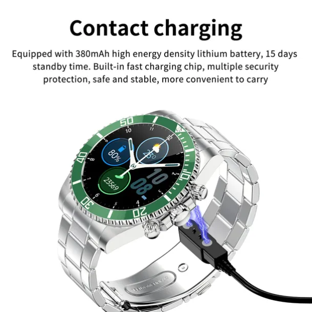 AW12/AW13 Pro Smart Watch with 1.28 Screen, Fitness Tracker, Call Monitor, Media Control, IP67 Waterproof for Android iOS