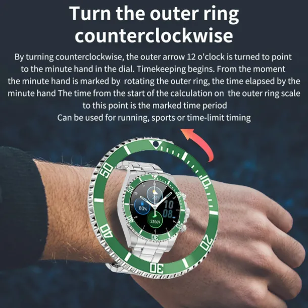 AW12/AW13 Pro Smart Watch with 1.28 Screen, Fitness Tracker, Call Monitor, Media Control, IP67 Waterproof for Android iOS