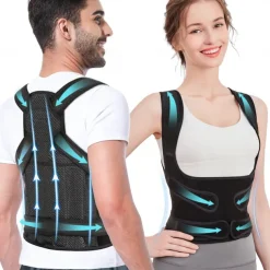 Back Brace Posture Corrector for Men Women Adjustable Full Back Support, Shoulder Straightener, Upper Lower Back Pain Relief - Scoliosis, Hunchback, Hump, Thoracic, Spine Corrector