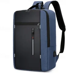 Backpack Men USB Charging Waterproof 15.6 Inch Laptop Casual Oxford Male Business Bag Mochila Computer Notebook Backpacks