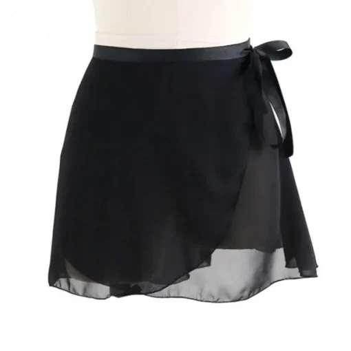 Ballet Activewear Skirts Cinch Cord Pure Color Women's Performance Training High Chiffon