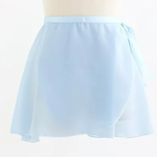 Ballet Activewear Skirts Cinch Cord Pure Color Women's Performance Training High Chiffon