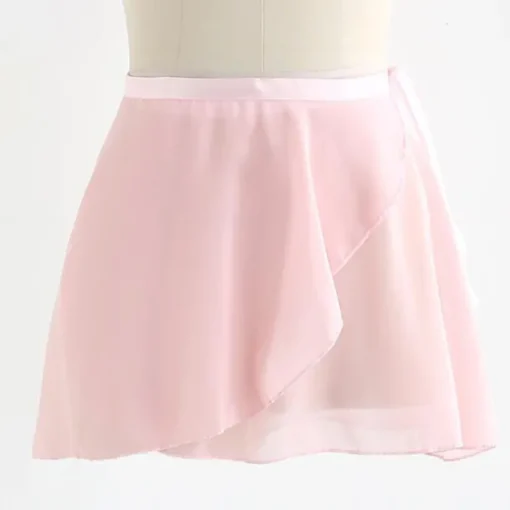 Ballet Activewear Skirts Cinch Cord Pure Color Women's Performance Training High Chiffon