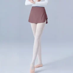 Ballet Activewear Skirts Pure Color Splicing Women's Performance Training High Nylon