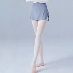 Ballet Activewear Skirts Pure Color Splicing Women's Performance Training High Nylon