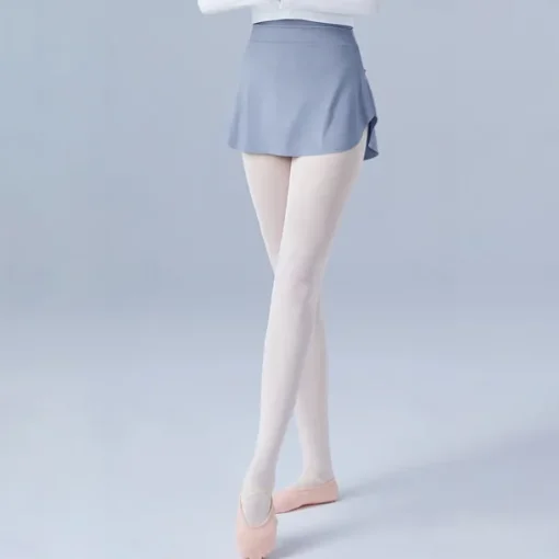 Ballet Activewear Skirts Pure Color Splicing Women's Performance Training High Nylon