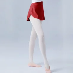 Ballet Activewear Skirts Pure Color Splicing Women's Performance Training High Nylon