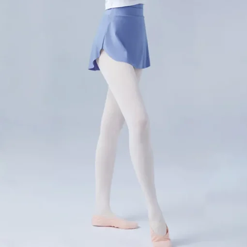 Ballet Activewear Skirts Pure Color Splicing Women's Performance Training High Nylon