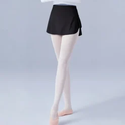 Ballet Activewear Skirts Pure Color Splicing Women's Performance Training High Nylon