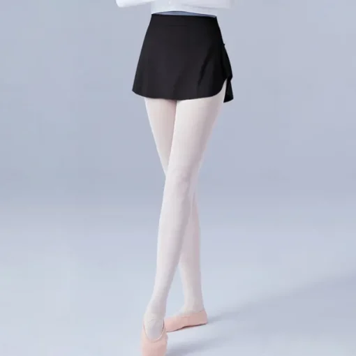 Ballet Activewear Skirts Pure Color Splicing Women's Performance Training High Nylon
